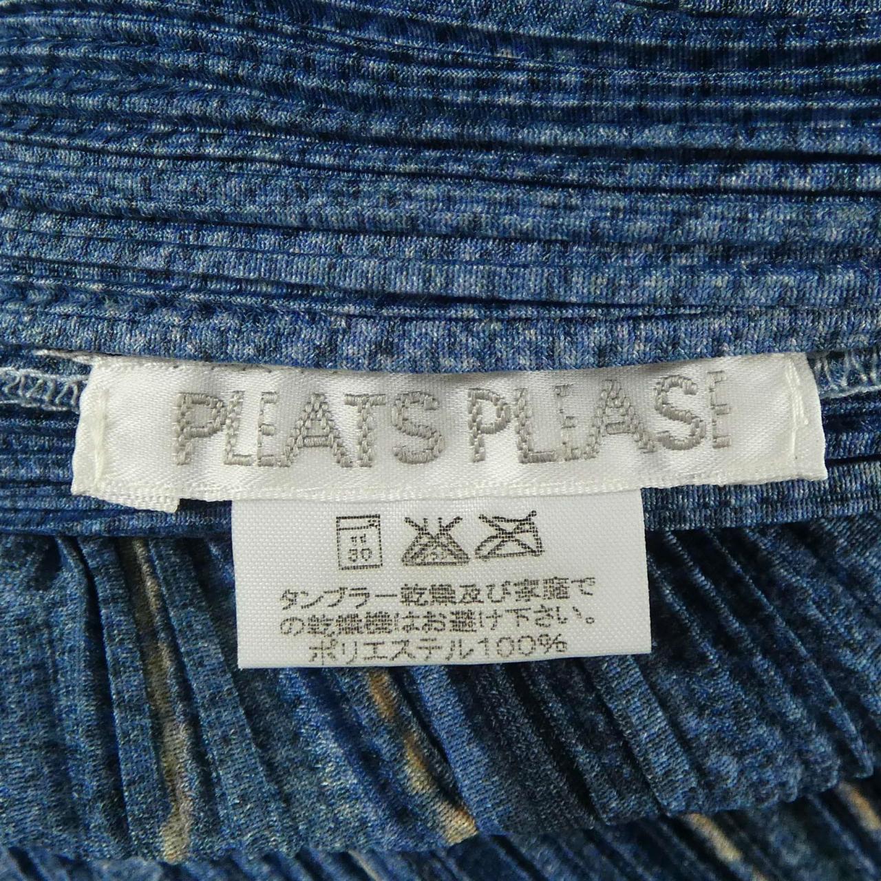 【ヴィンテージ】プリーツプリーズ PLEATS PLEASE 2001 デニム転写プリント PP12-JH251 ワンピース
