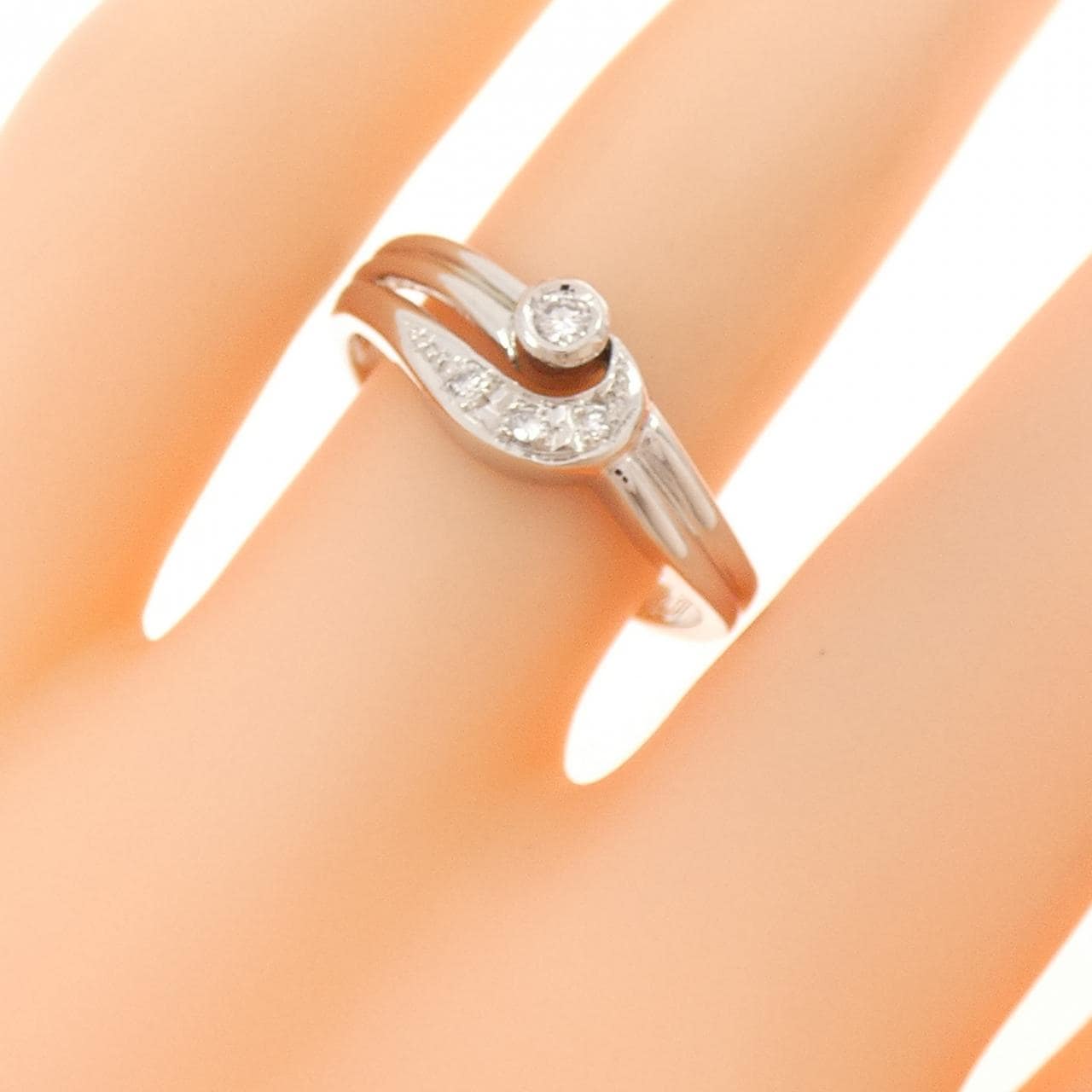 PT900 ダイヤモンド リング 0.07CT