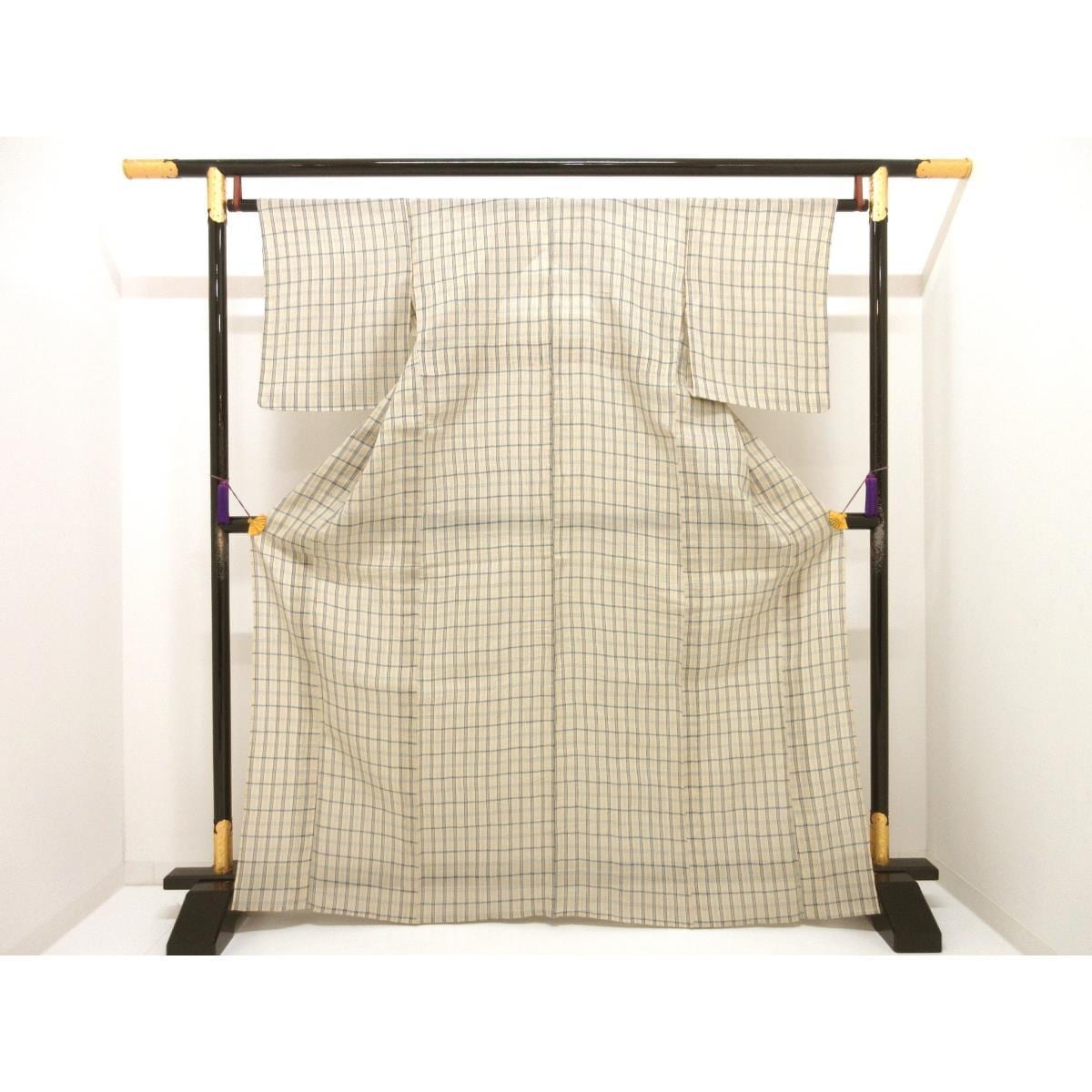 単衣　小千谷　裄丈Ｓ寸