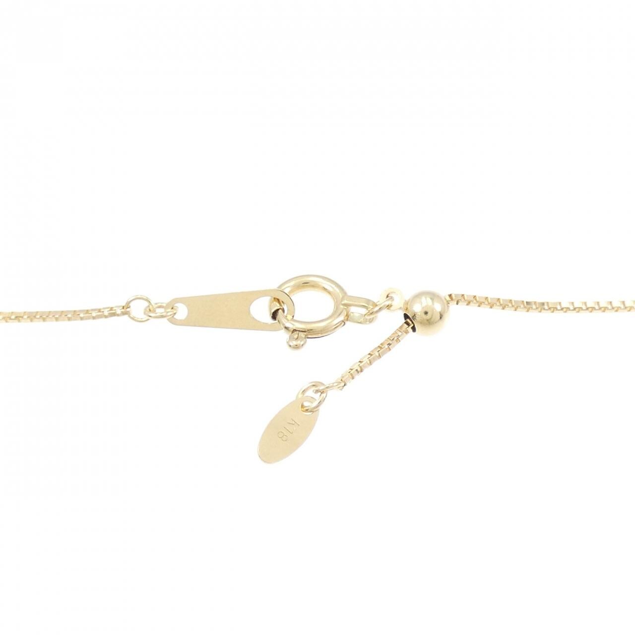 K18YG ダイヤモンド ネックレス 0.20CT