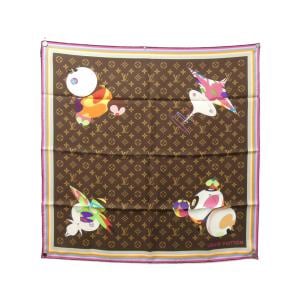 【未使用品】ルイヴィトン　モノグラム（ＬＶｘＴＭ）　カレ　スーパーフラット　Ｍ９６２７４　スカーフ