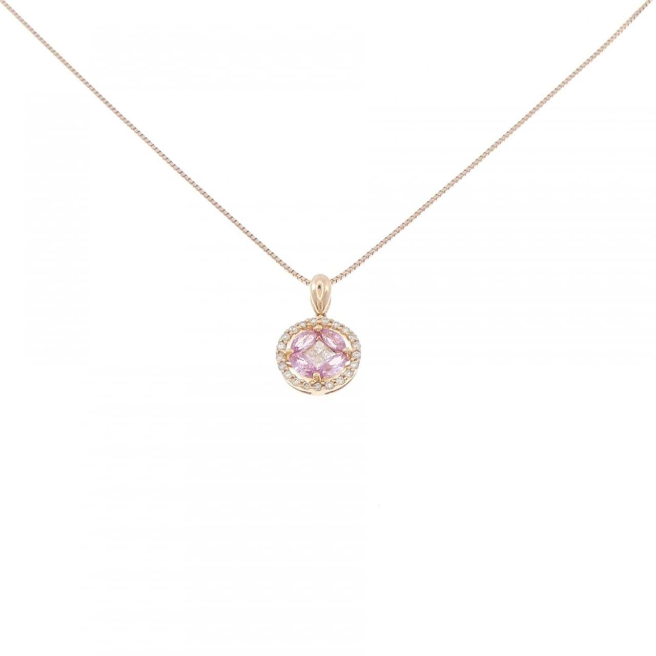 K18PG サファイヤ ネックレス 0.70CT