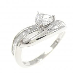 PT950 ダイヤモンド リング 0.24CT