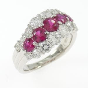 PT900 ルビー リング 1.10CT