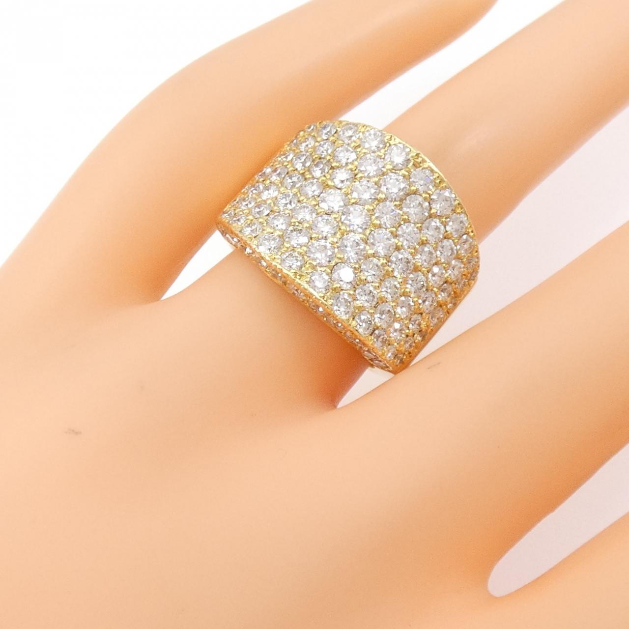 K18YG ダイヤモンド リング 3.33CT