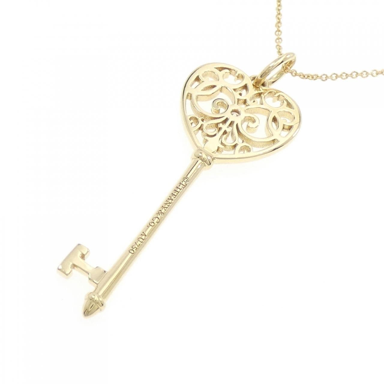 TIFFANY Enchant Heart Key Necklace