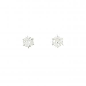 【リメイク】PT/ST ダイヤモンド ピアス 0.502CT 0.533CT E-F SI2 EXT