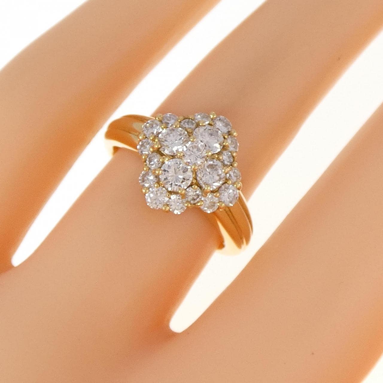 K18YG ダイヤモンド リング 1.00CT