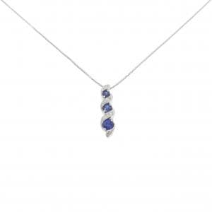 PT900/PT850 サファイヤ ネックレス 0.31CT