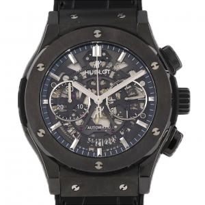 ウブロ クラシックフュージョンアエロフュージョンクロノグラフブラックマジック 525.CM.0170.RX セラミック 自動巻