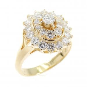 K18YG ダイヤモンド リング 0.10CT