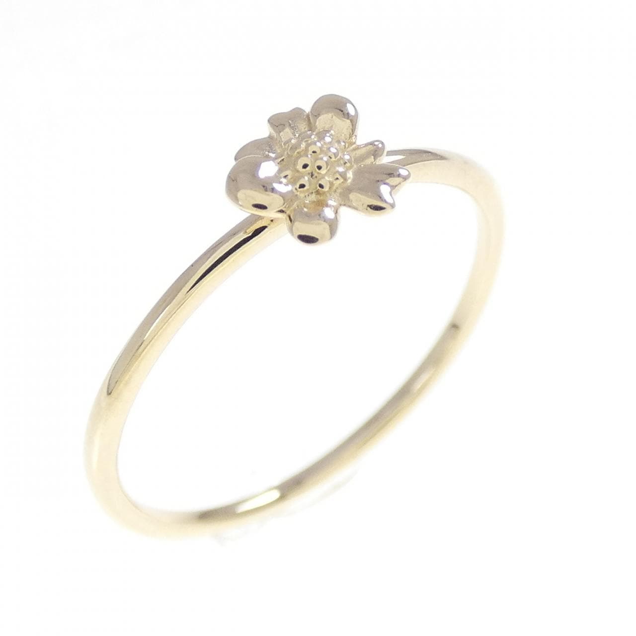 K10YG フラワー リング