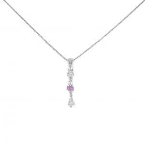 K18WG サファイヤ ネックレス 0.127CT