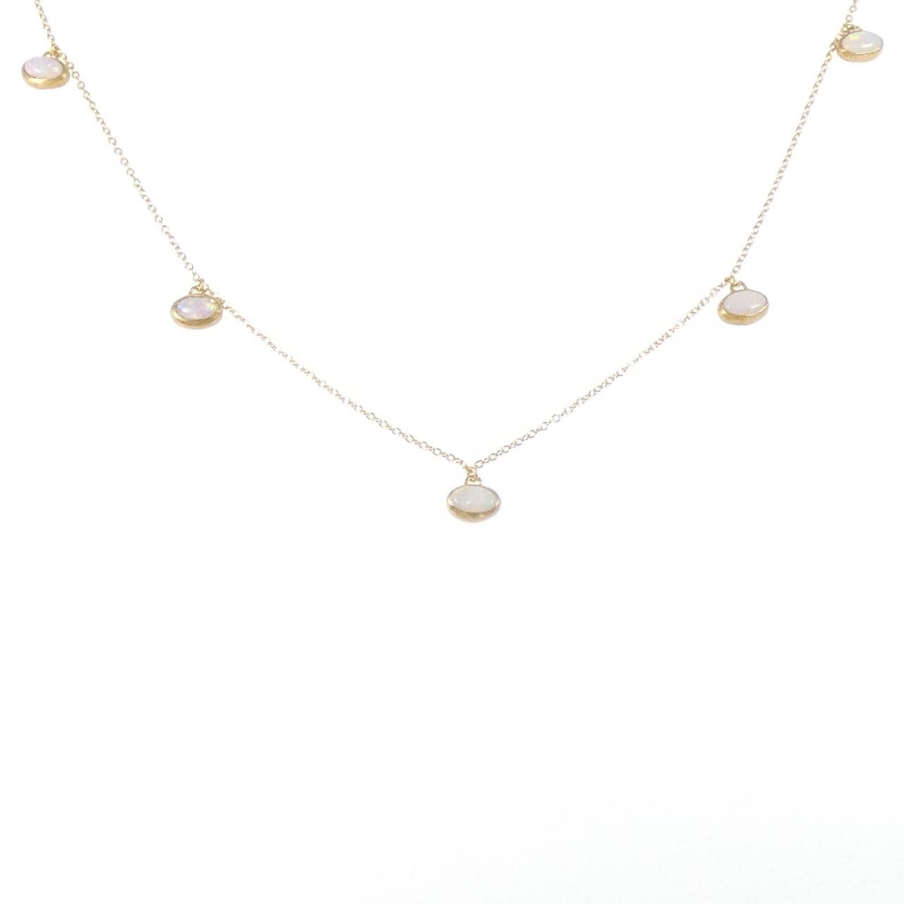 K18YG オパール ネックレス