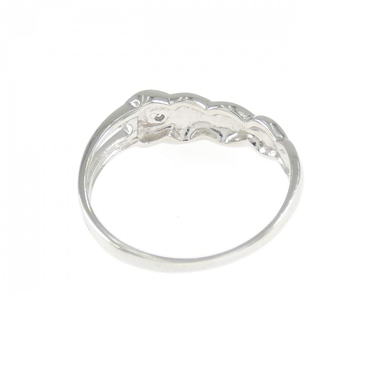 PT900 ハート ダイヤモンド リング 0.014CT