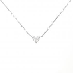 PT900/PT850 ダイヤモンド ネックレス 0.575CT H SI2 ハートシェイプ