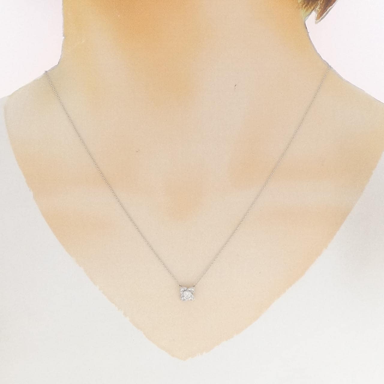 ポンテヴェキオ ダイヤモンド ネックレス 0.14CT