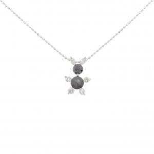 K18WG ダイヤモンド ネックレス 0.63CT