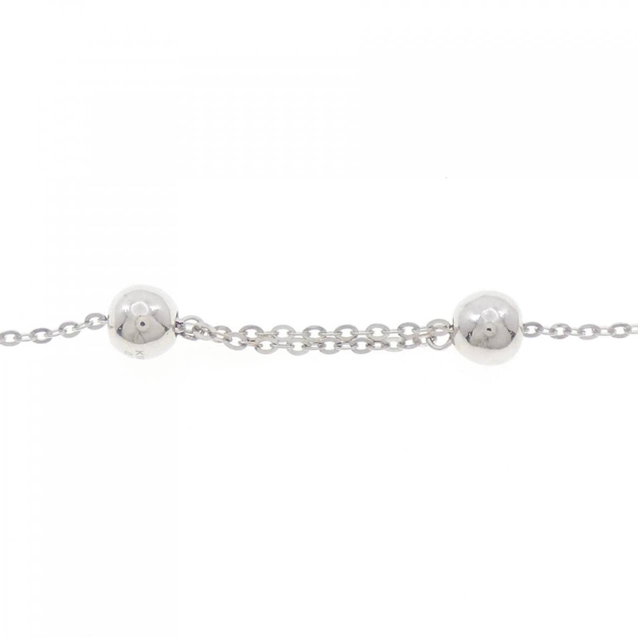 K18WG ダイヤモンド ネックレス 0.178CT