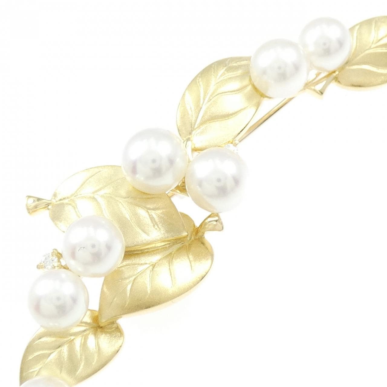 K18YG アコヤパール ブローチ