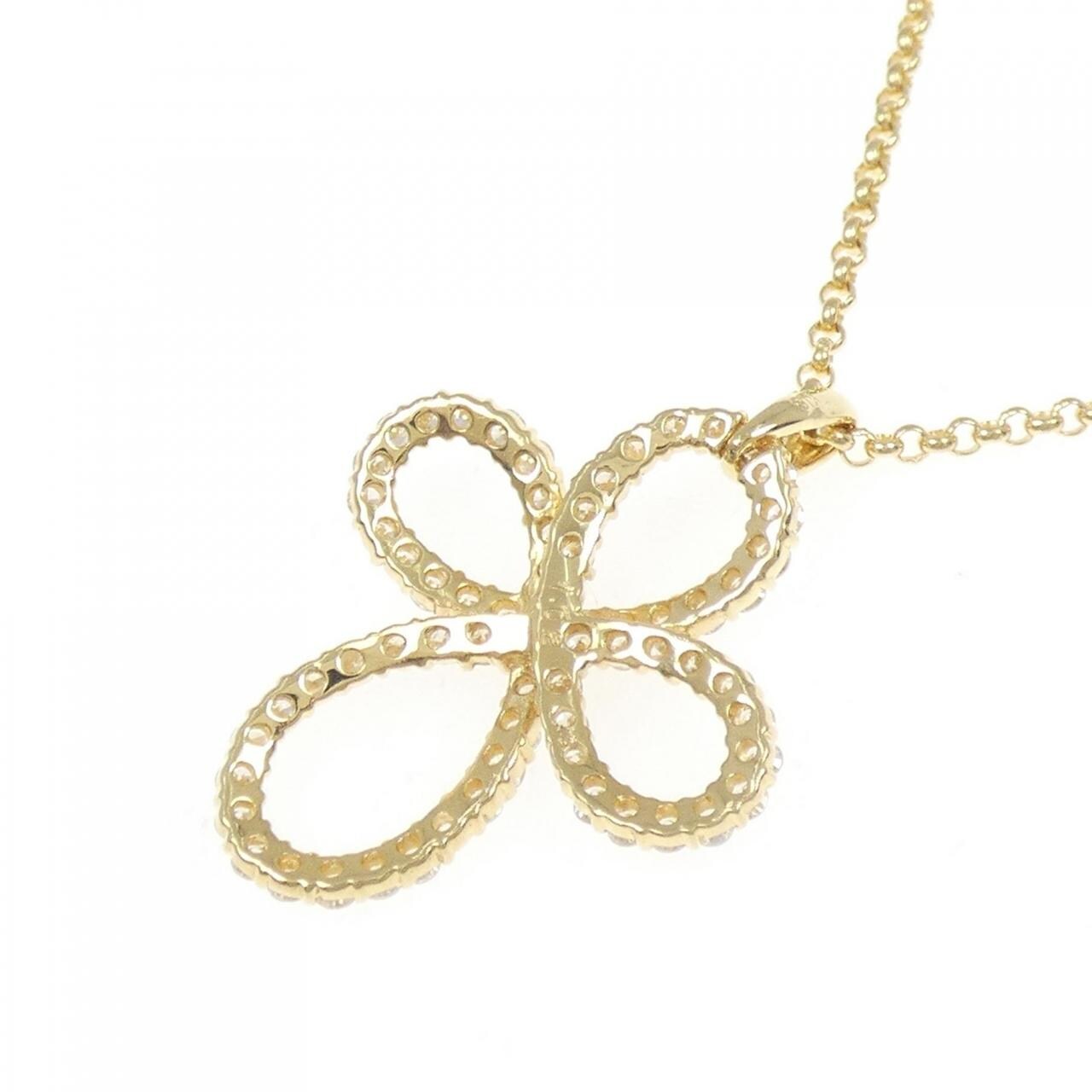 K18YG ダイヤモンド ネックレス 1.02CT