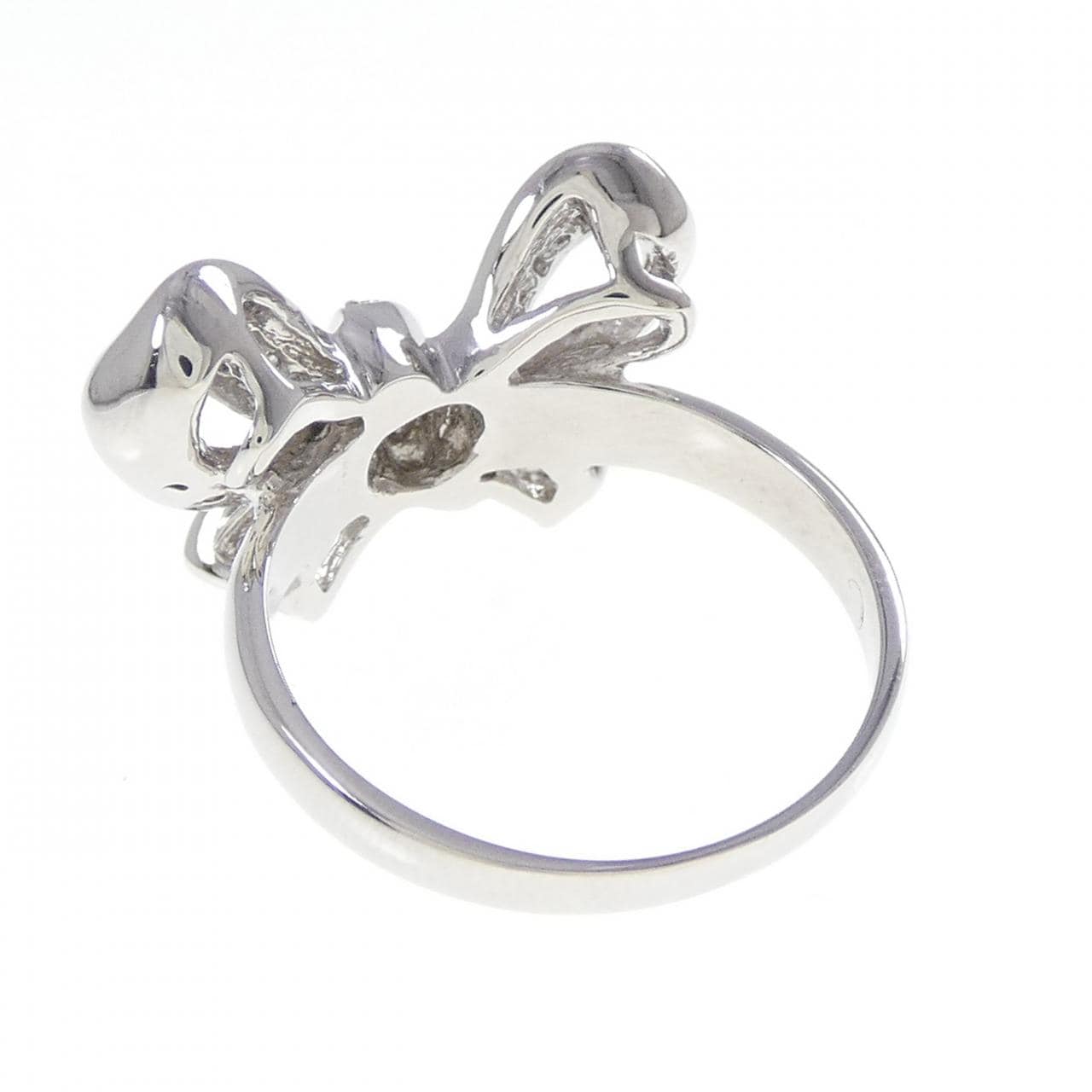 PT900 リボン ダイヤモンド リング 0.50CT