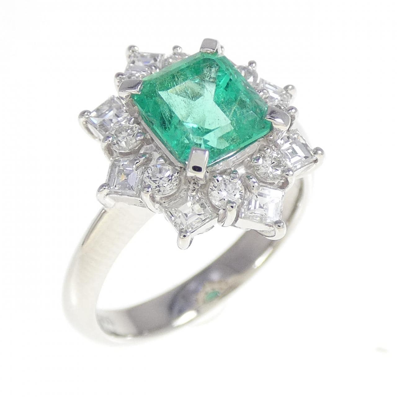 PT900 エメラルド リング 1.21CT
