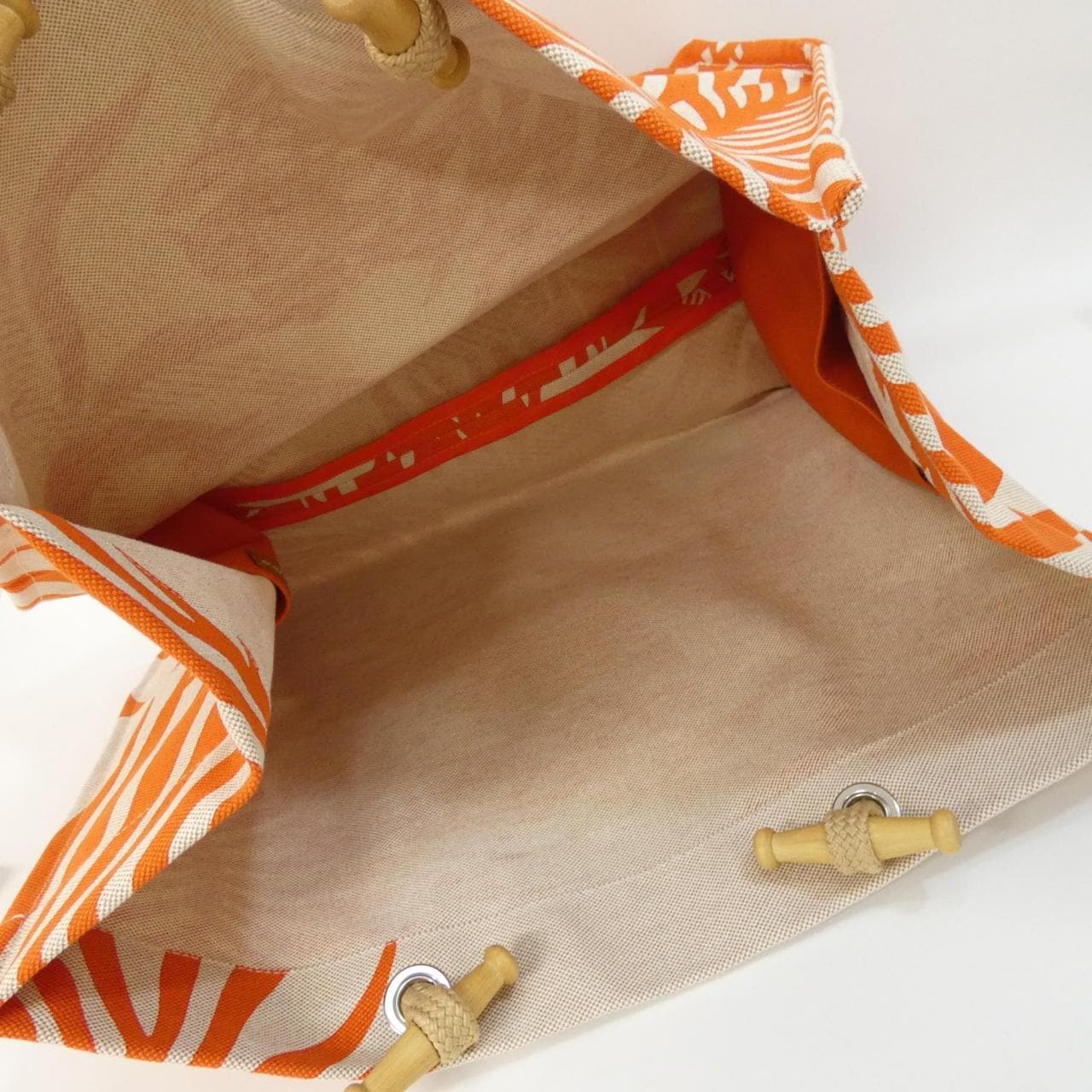 エルメス TIGRE A L'ANANAS ビーチ バッグ 103634M バッグ