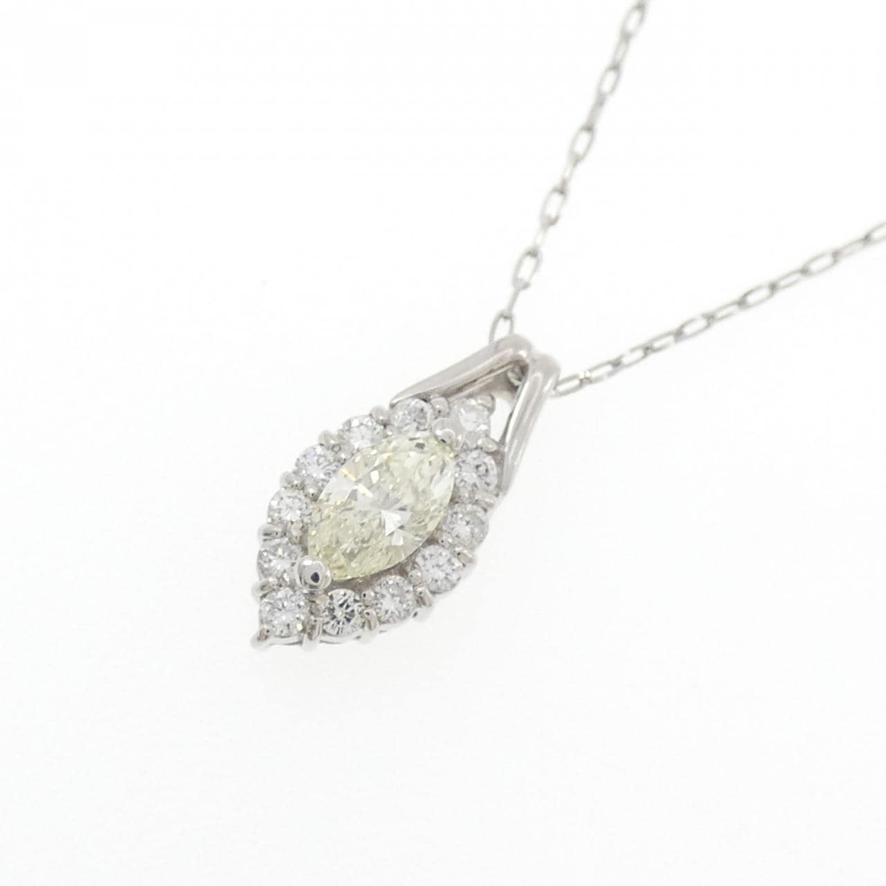 PT900/PT850 ダイヤモンド ネックレス 0.324CT