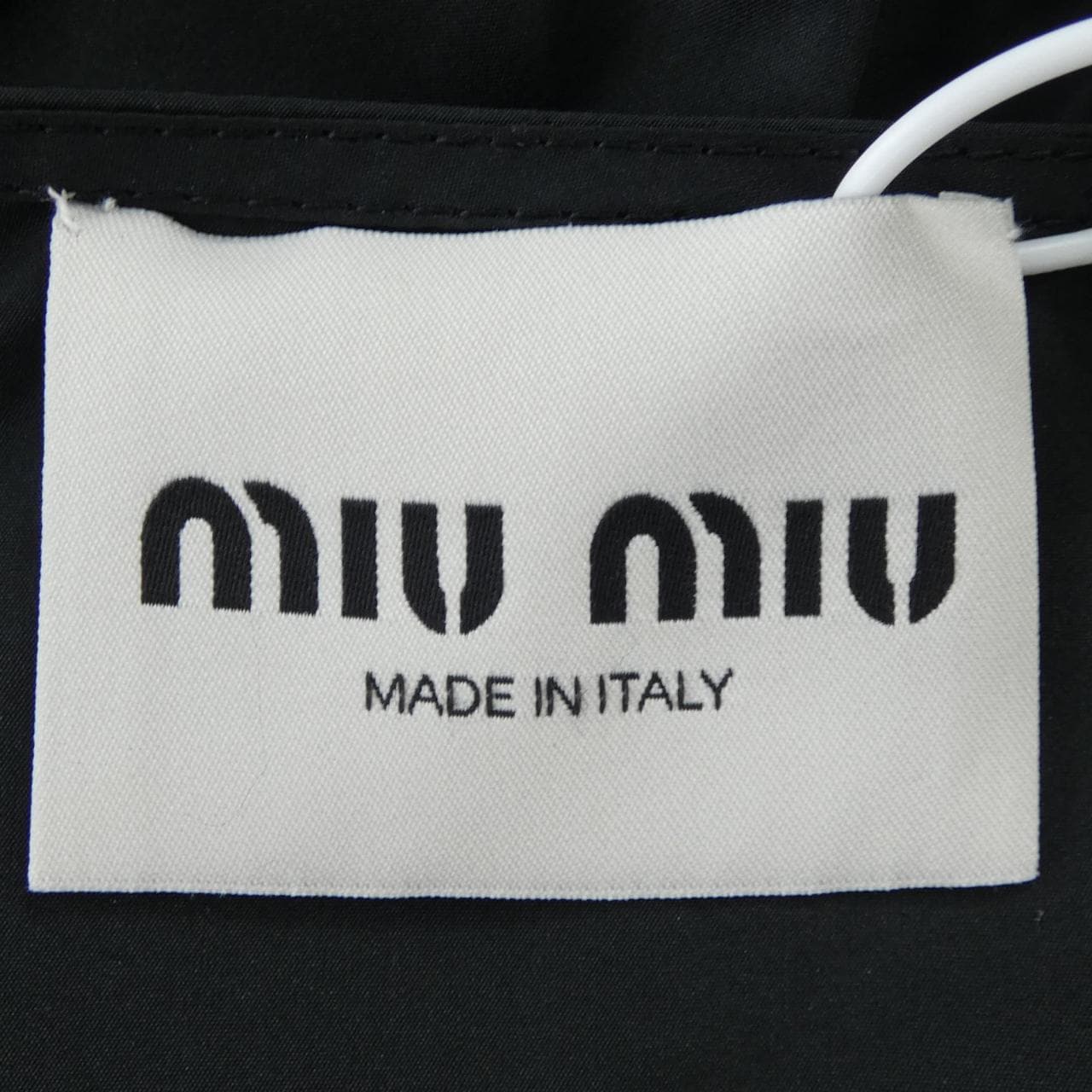 ミュウミュウ MIU MIU ノースリーブ テクニカルシルク ドレス MF4790 S231 121G ワンピース