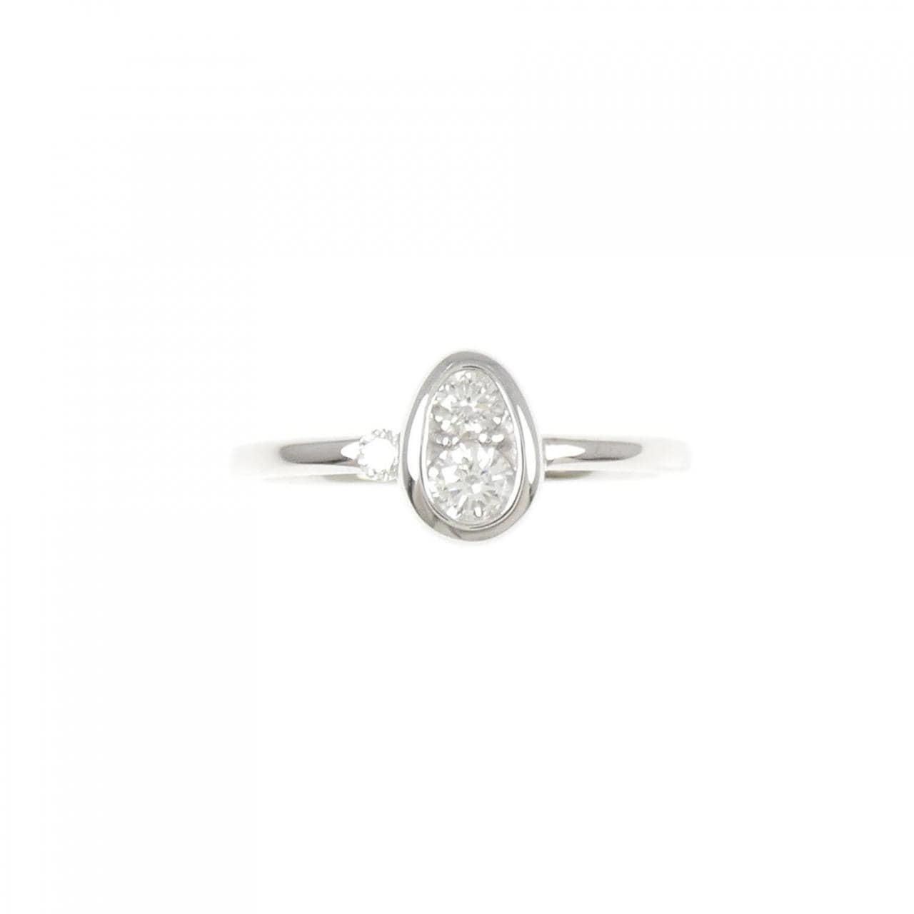 K18WG ダイヤモンド リング 0.25CT