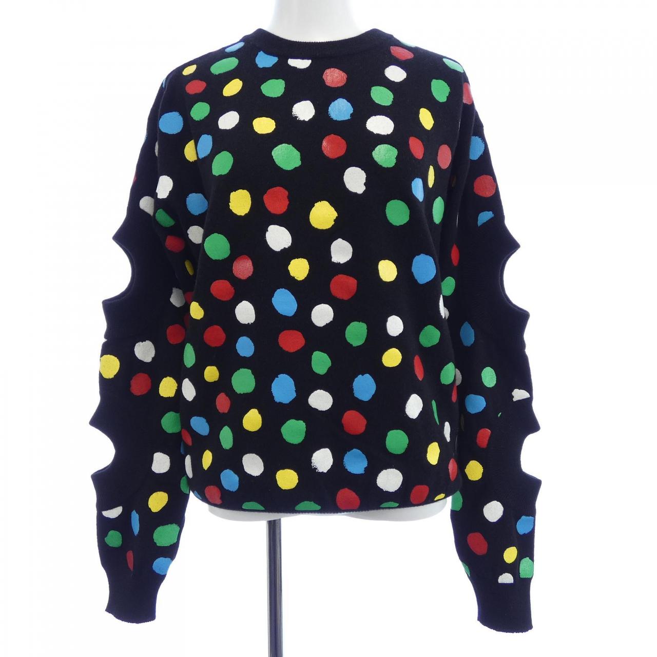 ルイヴィトン LOUIS VUITTON LV×YK ペインティッド ドット ポートホールプルオーバー FOKL22YC3 草間彌生 ニット