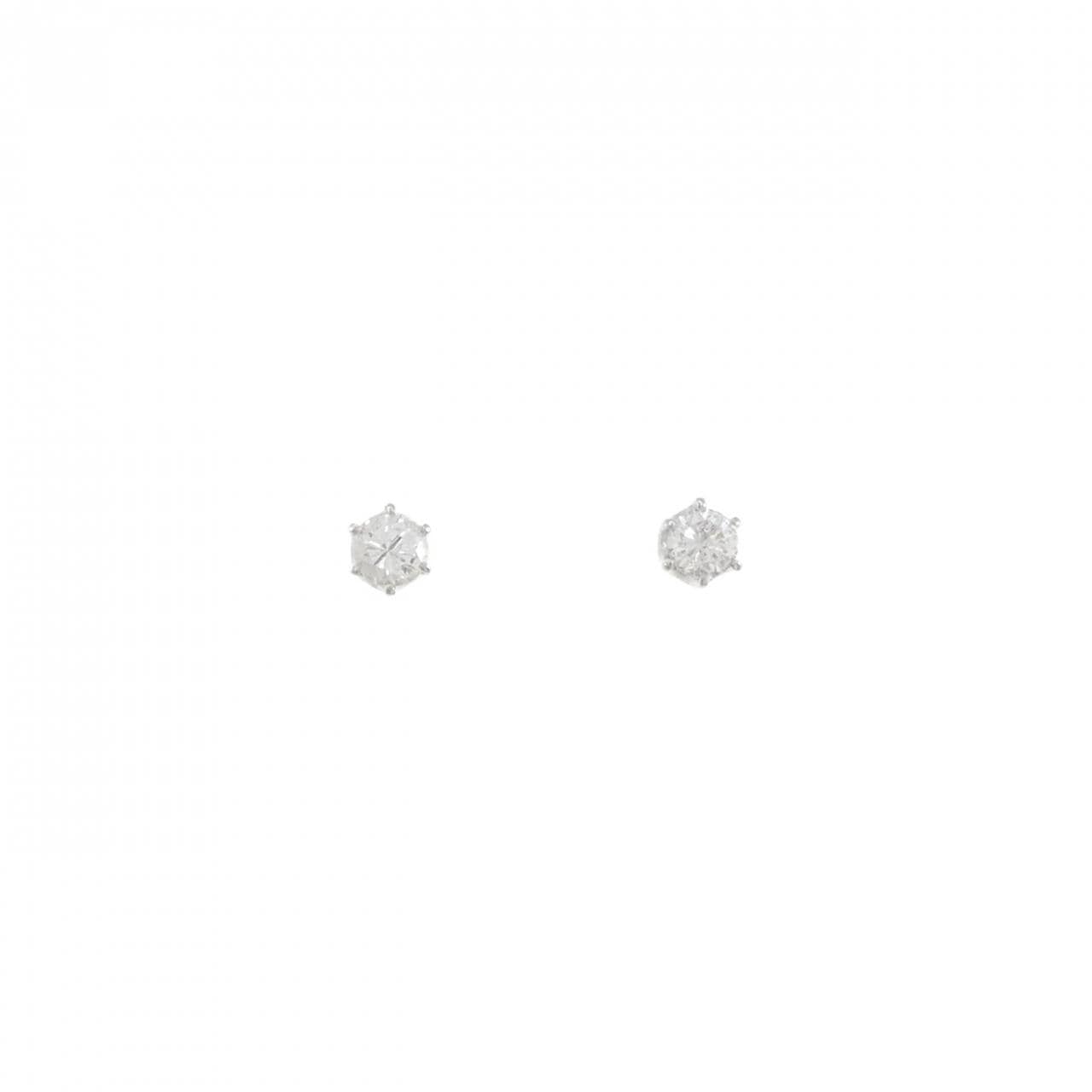 PT900 ダイヤモンド ピアス 0.32CT