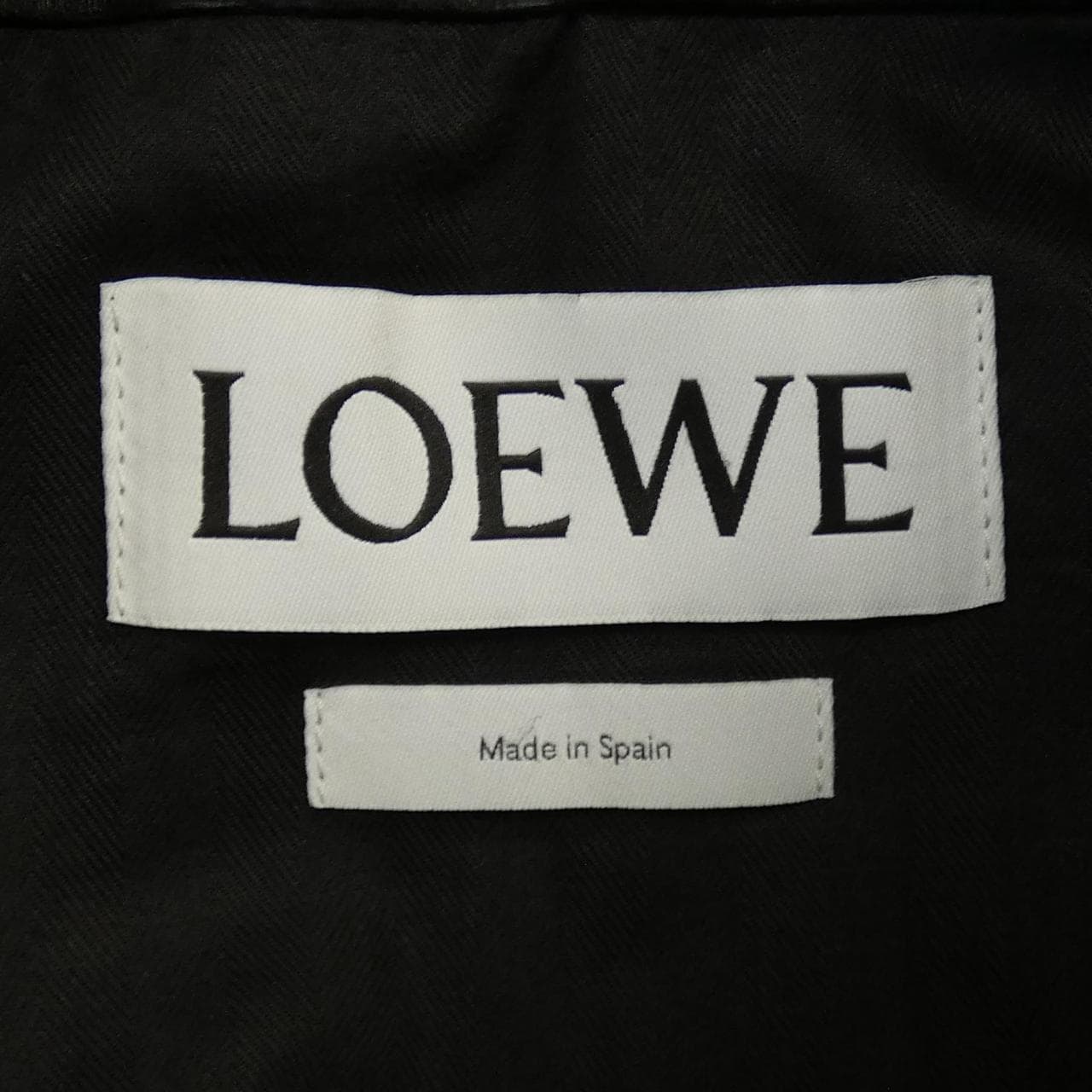 ロエベ LOEWE レザーライダースジャケット