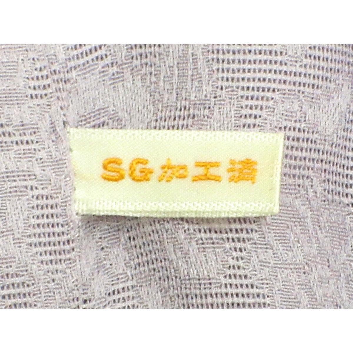 羽織　単衣　紋紗織　友禅加工　ロング
