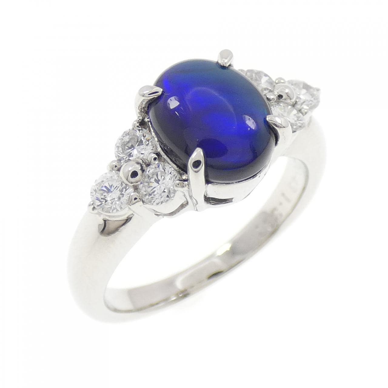 PT900 ブラックオパール リング 1.397CT