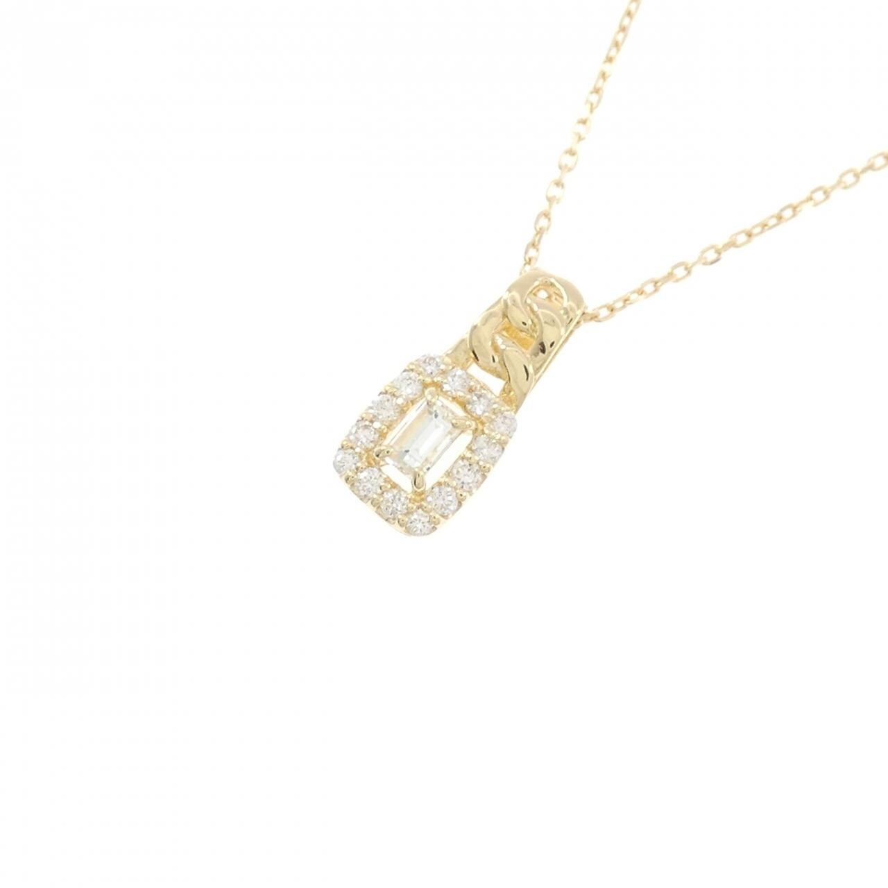 [新品] K18YG鑽石項鍊 0.15CT