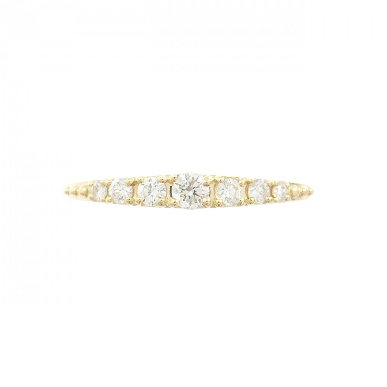 【リメイク】K18YG ダイヤモンド リング 0.15CT