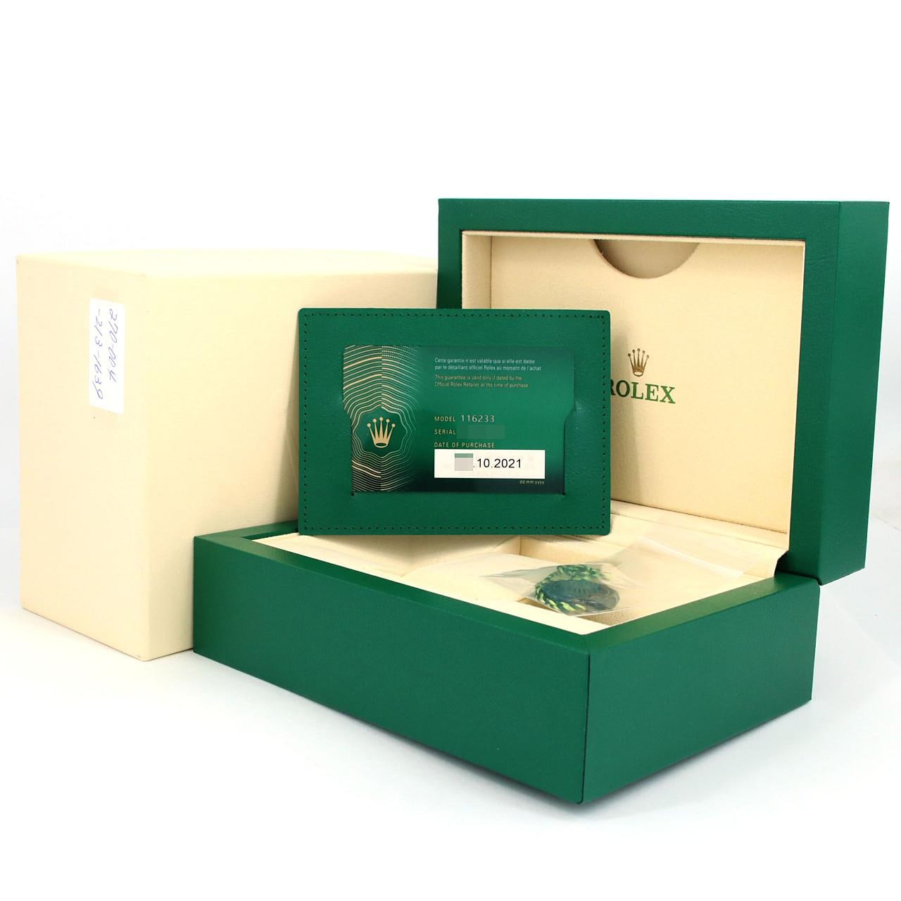 ロレックス デイトジャスト 116233 SSxYG 自動巻 ランダム番