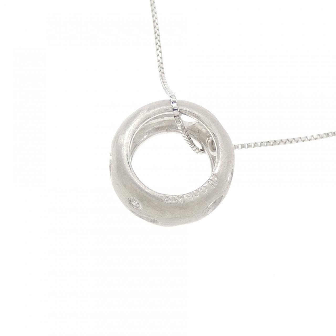 ポンテヴェキオ ダイヤモンド ネックレス 0.06CT