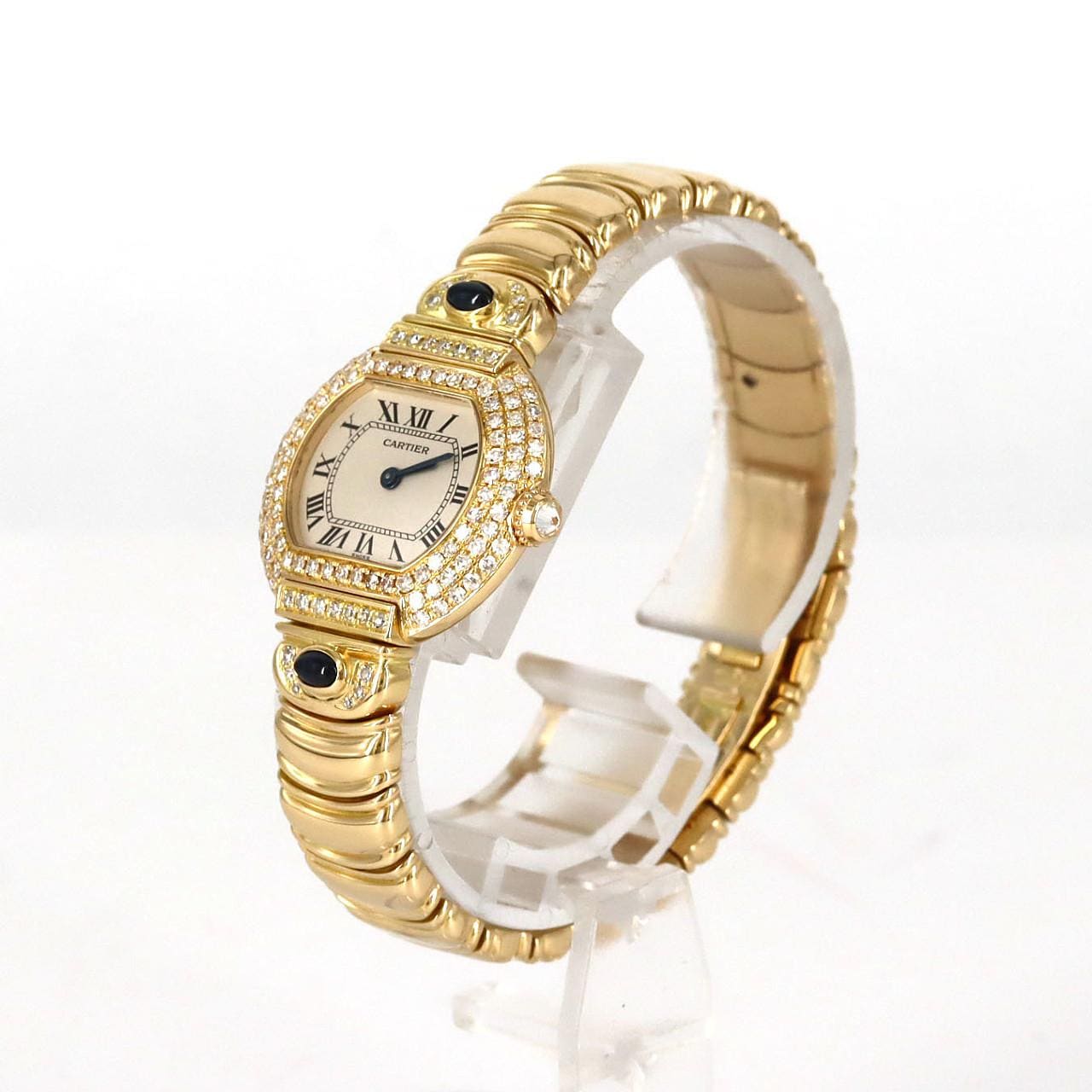 カルティエ エリプスSM YG/3D WB6004EM YG クォーツ