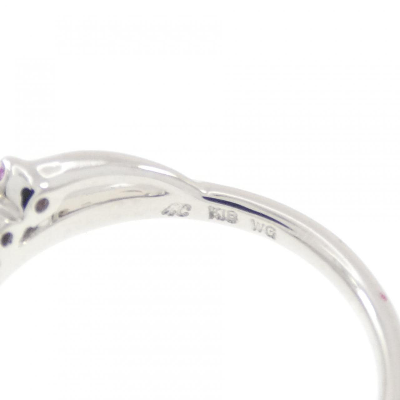 4゜C 合成サファイヤ リング