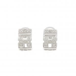 K18WG ダイヤモンド ピアス 0.24CT