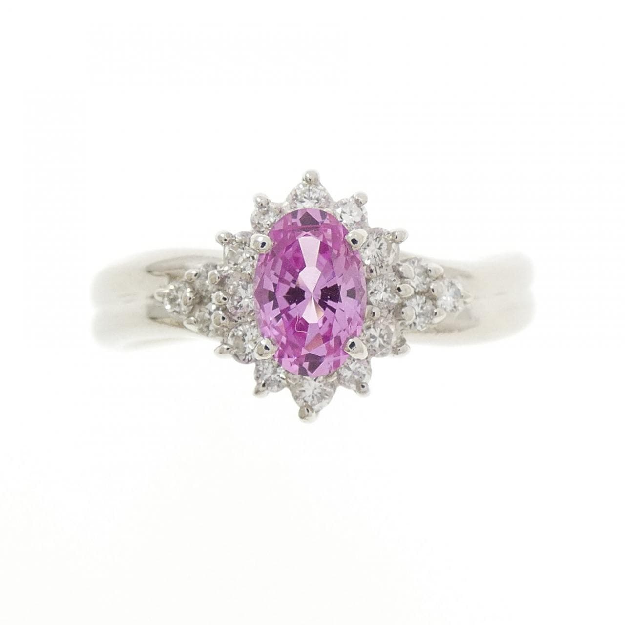 クレサンベール 合成サファイヤ リング 0.49CT