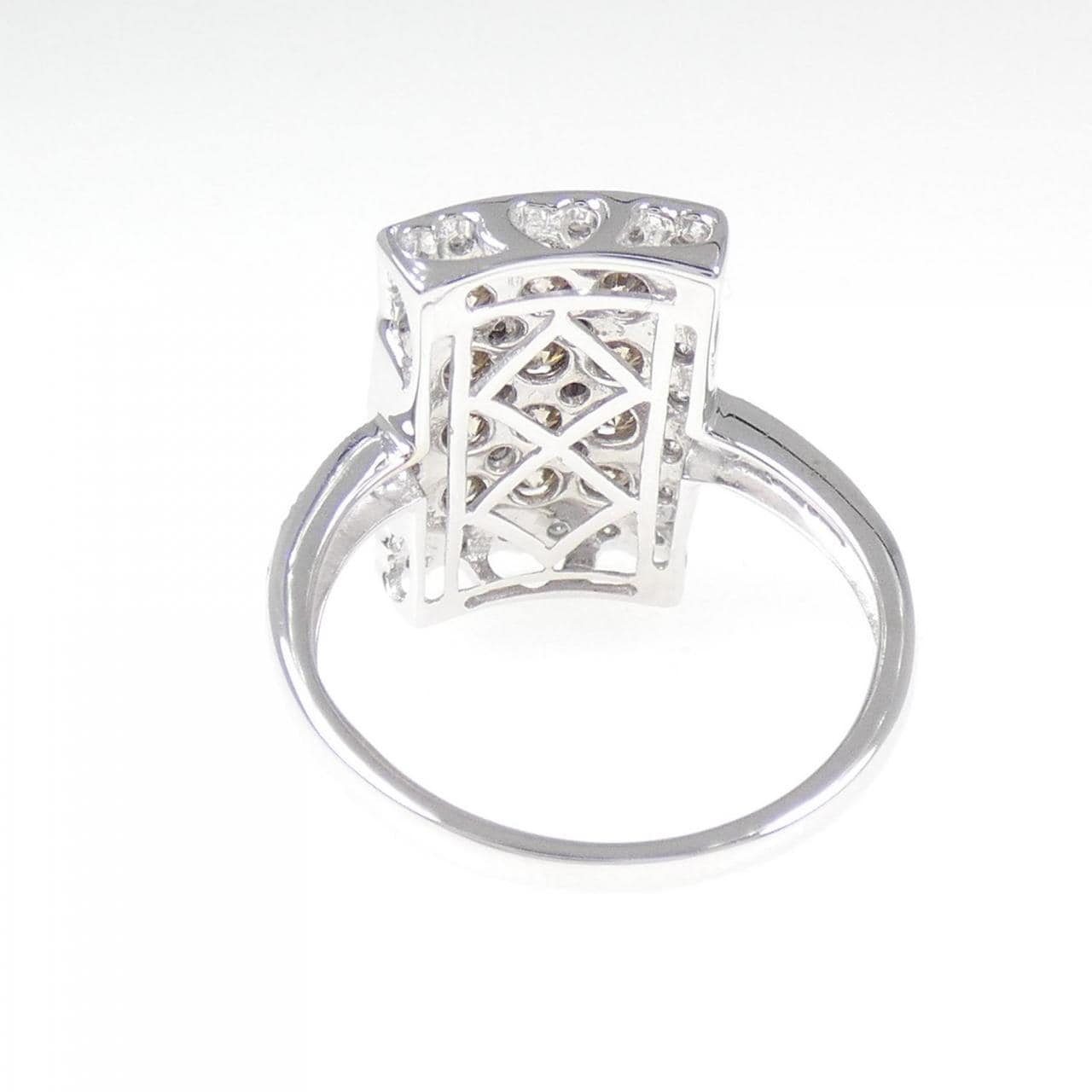 K18WG ダイヤモンド リング 1.00CT