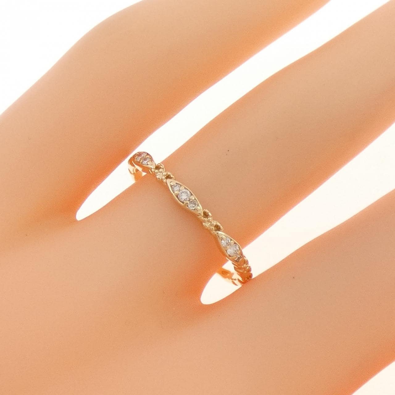 アガット ダイヤモンド リング 0.06CT
