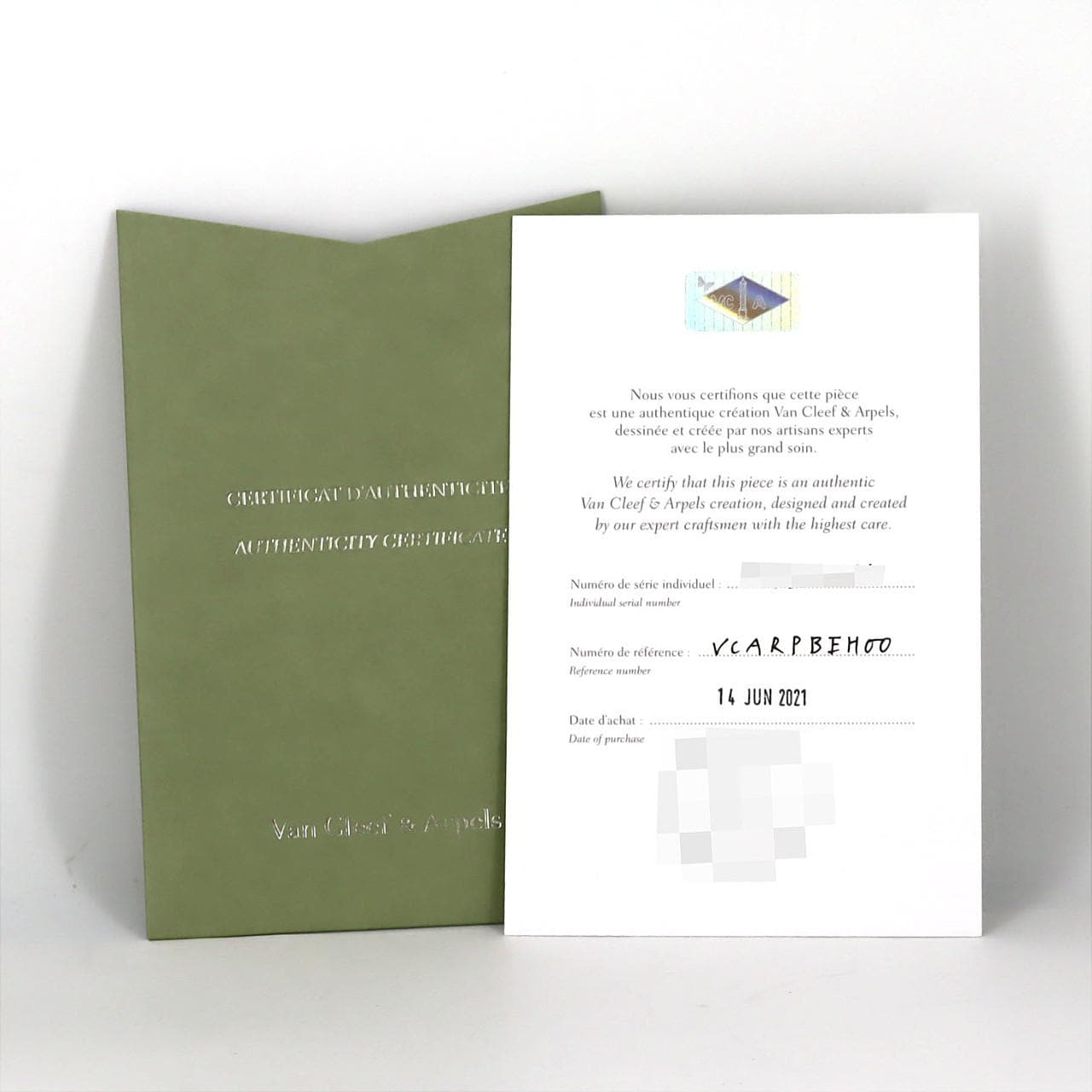 ヴァンクリーフ&アーペル スウィートアルハンブラ YG 1386240/VCARPBEH00 YG クォーツ