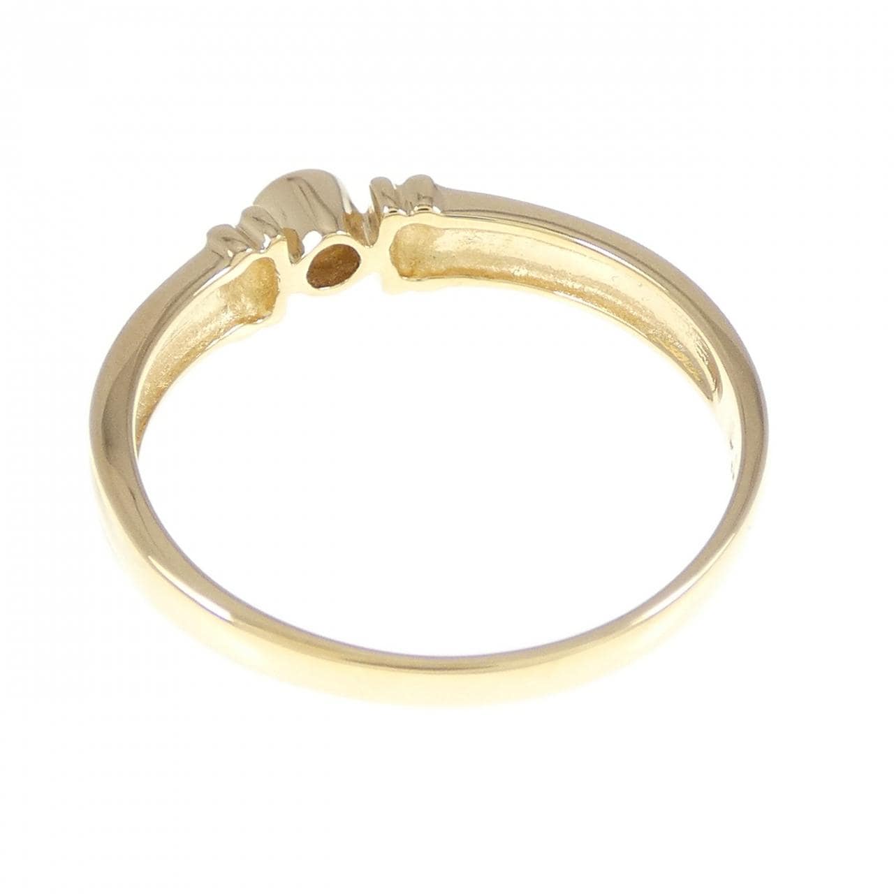 K18YG ダイヤモンド リング 0.09CT