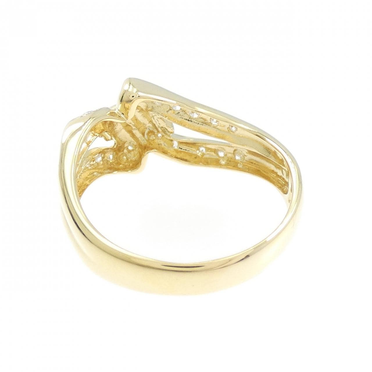 750YG ダイヤモンド リング 0.28CT