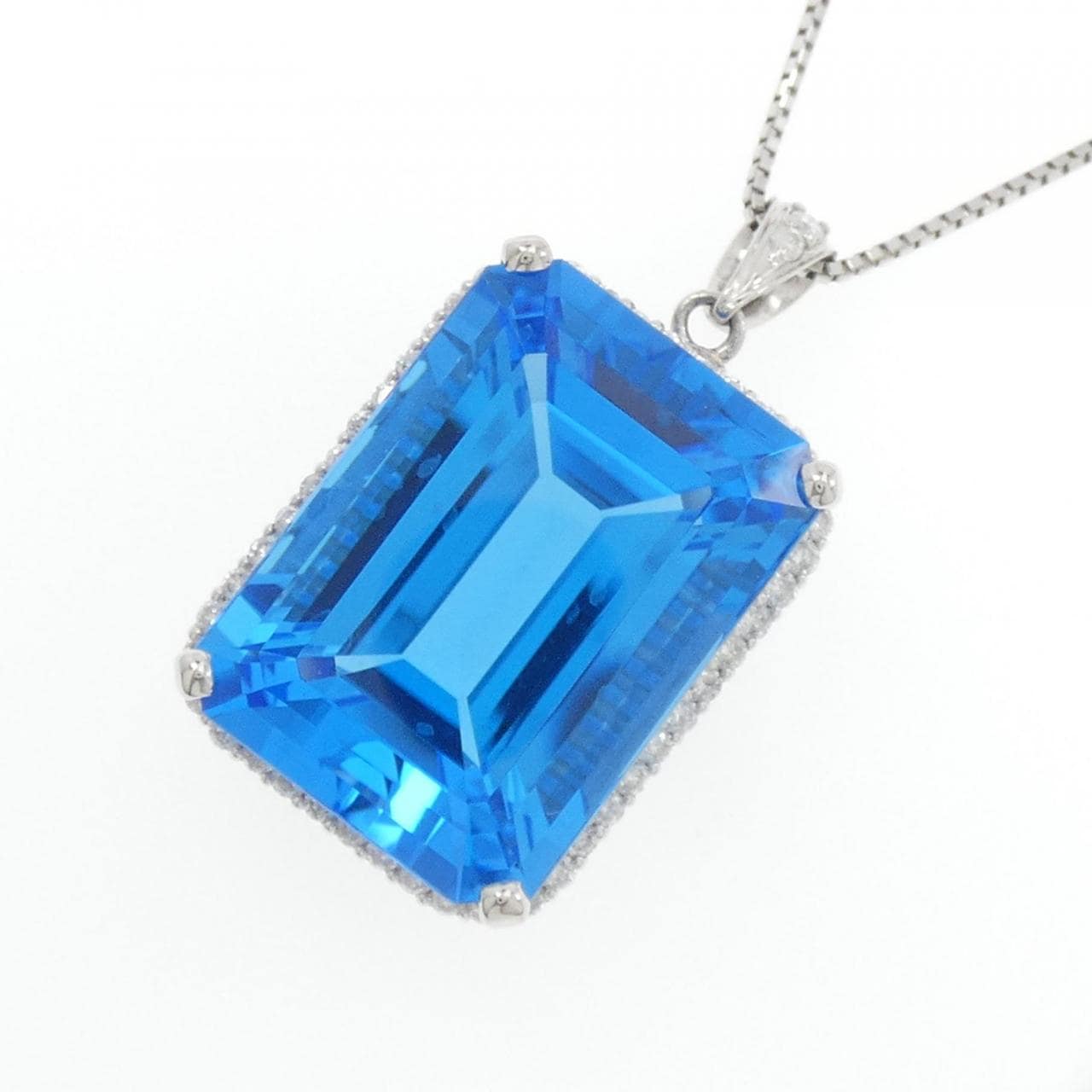 PT ブルートパーズ ネックレス 50.62CT